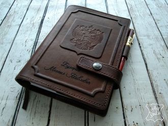 подарок руководителю, именной ежедневник, ежедневник купить, ежедневник из натуральной кожи, блокнот