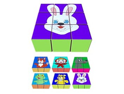 Детские игровые кубики с аппликацией