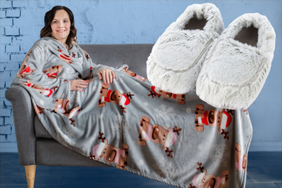 Лапландия и тапочки MARSHMALLOW (серые)