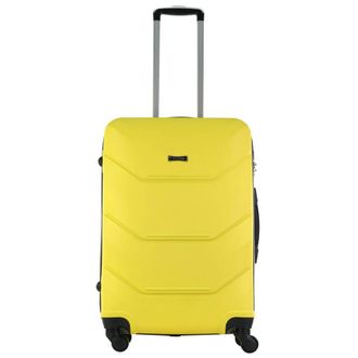 Пластиковый чемодан Freedom желтый размер M