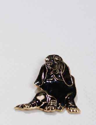 Брошь "Спаниэль"