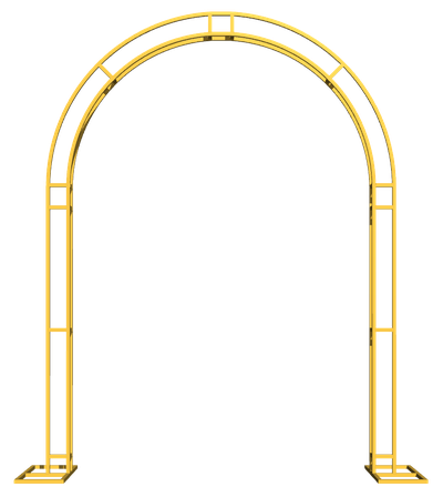 Арка железная трио