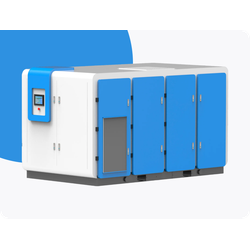 Винтовые безмасляные двухступенчатые компрессоры с двигателем на постоянных магнитах и частотным преобразователем