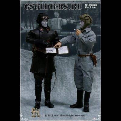Советский танкист (механик-водитель) - коллекционная фигурка 1/6 WWII The Soviet Tank Corps Suit AL100012A - Alert Line