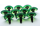 Глаза живые зеленые с лучиками, диаметр 20 мм, 1000 шт (Оптом)