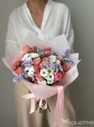БУКЕТ ЦВЕТОВ НА ВКУС ФЛОРИСТА 5000р.