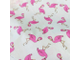 Анатомическая подушка для беременных U 340 х 35 Premium с наволочкой на молнии поплин цвет Розовые фламинго