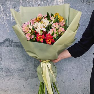Доставка цветов в Волгограде - FLOWER34.RU - Букет из  альстромерий