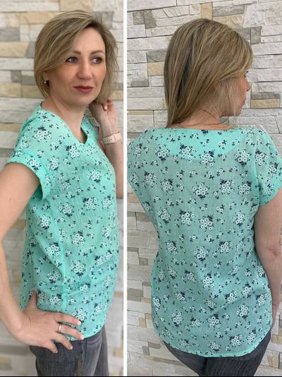 Блузка 484-0724 мята