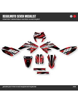 Наклейки на питбайк Regulmoto SEVEN MEDALIST регуль мото севен медалист графика купить заказать