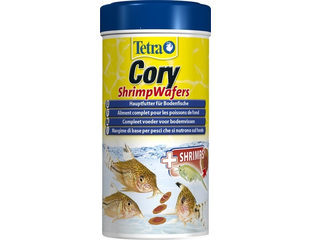 Купить корм для сомов TetraCory Shrimp Wafers 250мл, Корм для корридоросов