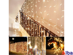 Занавес светодиодный 2х1 м, холодный теплый