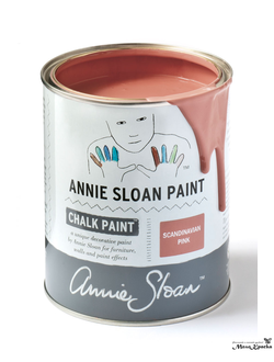 Scandinavian Pink Chalk Paint ® Annie Sloan банка с краской