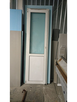 Бу2350-ДВЕРЬ  БАЛКОННАЯ Б/У ШИРИНА 690 ВЫСОТА 2370, СП- (ОДНОКАМЕРНЫЙ)