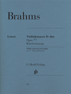 Brahms. Konzert D-dur op.77 f?r Violine und Orchester: f?r Violine und Klavier
