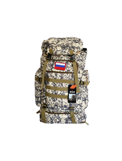 Рюкзак #076-2 (туристический походный тактический для охоты рыбалки) с каркасом