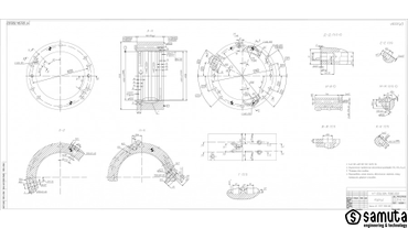 Корпус. Технический чертеж построен на основе стандарта ГОСТ 2.109-73 ЕСКД.