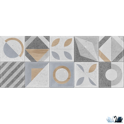 Плитка настенная Gracia Ceramica Supreme multi wall 25 х 60 см пэчворк