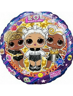 Фольгированный шар с рисунком 18 дюймов (45 см)