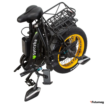Электровелосипед Syccyba H2 (F11) DUAL 20AH желтый