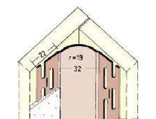 Профиль внутренний угловой с радиусом 23,5мм 305 см Protektor Артикул: 3780