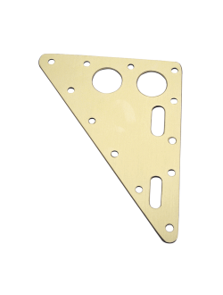 Фаловая дощечка грота Bainbridge B910 146x115x1.6мм золотая из анодированного алюминия