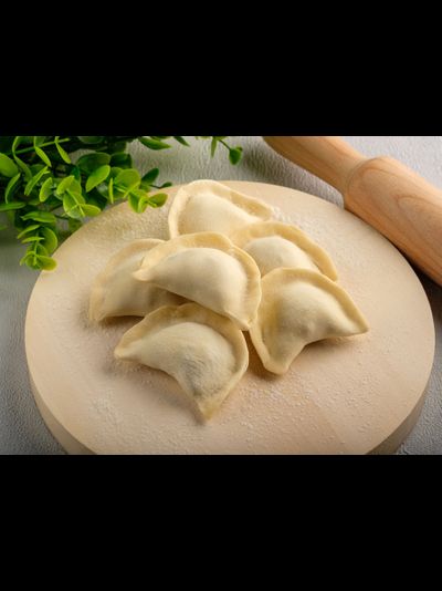 Вареники с КАРТОФЕЛЕМ И ШКВАРКАМИ.