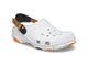 CROCS CLASSIC ALL TERRAIN CLOG БЕЛЫЕ С ОРАНЖЕВЫМ