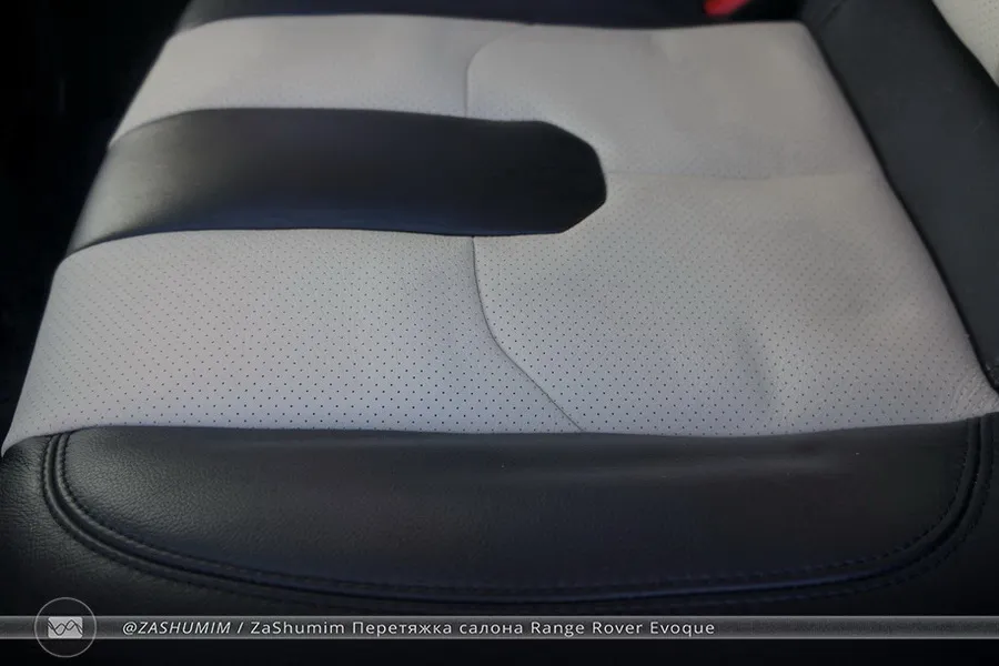 Перетяжка салона Range Rover Evoque