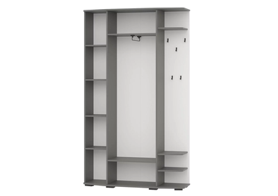 Прихожая ПАОЛА Графит/Белый