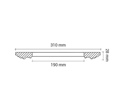Розетка 1.56.052 - d310мм