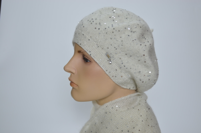 Берет Vizio SS 1331 BO белый одинарный