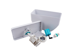 Бачок для унитаза пластм. устан.на унитаз (БУ) тип3 с арматурой (кнопка) без полки [53251]