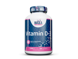 Vitamin D-3 / 5000 IU / 100 Softgels