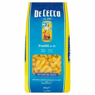 МАКАРОННЫЕ ИЗД. Fusilli (Фузилли) n°34 De Cecco