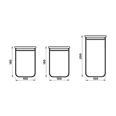 НАБОР БАНОК ДЛЯ СЫПУЧИХ ПРОДУКТОВ