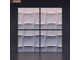 Декоративная облицовочная 3Д панель Kamastone Мягкий квадрат 1011 под покраску, гипс