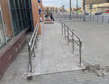 Перила для пандуса из нержавейки