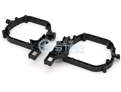 Chevrolet Camaro VI Дорестайлинг (2015-2018) Пластиковые (автокорректор) без AFS переходные рамки для замены линз (комплект, 2шт)