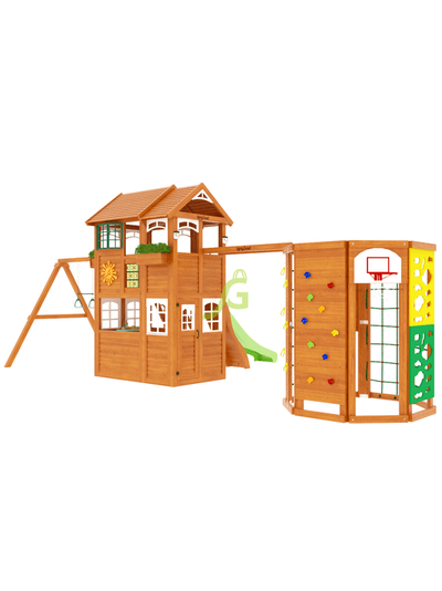 Детская площадка IgraGrad Клубный домик 2 с WorkOut Luxe