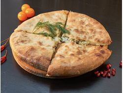 Хачапури с сыром и зеленью