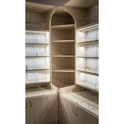 Стеллаж с ячейками для хранения сухофруктов в магазинах и торговых точках