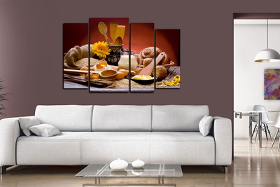 Модульная картина "Домашний вкус"