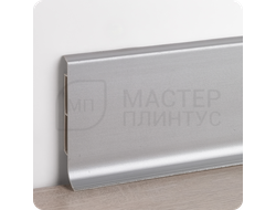 Плинтус VILO Linela 411 Серебро с мягким краем - стильное решение для вашего интерьера