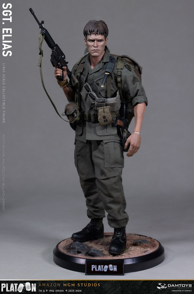 ПРЕДЗАКАЗ - Сержант Элиас Гродин ("Взвод", Platoon) - Коллекционная ФИГУРКА 1/6 scale Platoon Sergeant Elias (DMS047) - DAMTOYS ?ЦЕНА: 31700 РУБ.?
