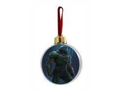 Новогодний ёлочный шар Doom/ Дум №2