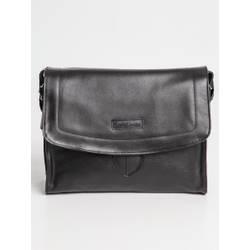 Кожаная сумка через плечо Albano black (арт. 5006-01)