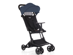 Коляска прогулочная Nuovita Ritmo Blu, Nero/Голубой, Черный