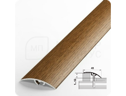 Порог разноуровневый Лука ЛР 06.900.4088 Орех