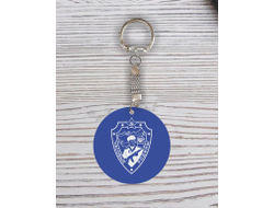Брелок с гравировкой синий #49 на День пограничника